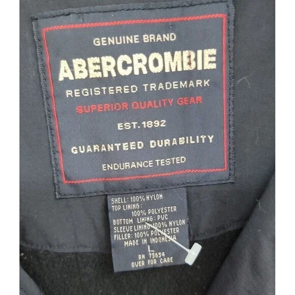 Vintage Abercrombie & Fitch Men's Ski Jacket Sz L Outdoor Utility